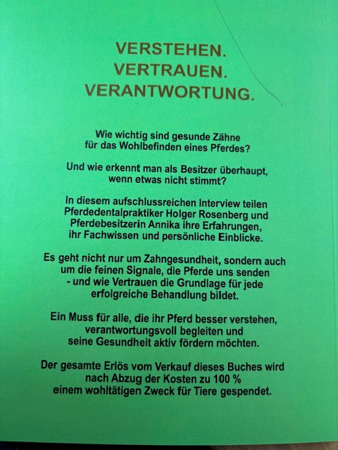 Die Zahngesundheit unserer Pferde - ein kurzweiliges Buch mit geballtem Wissen!