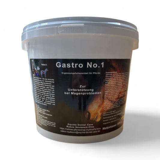 Gastro No.1 Ergänzungsfuttermittel für Pferde mit Magenproblemen