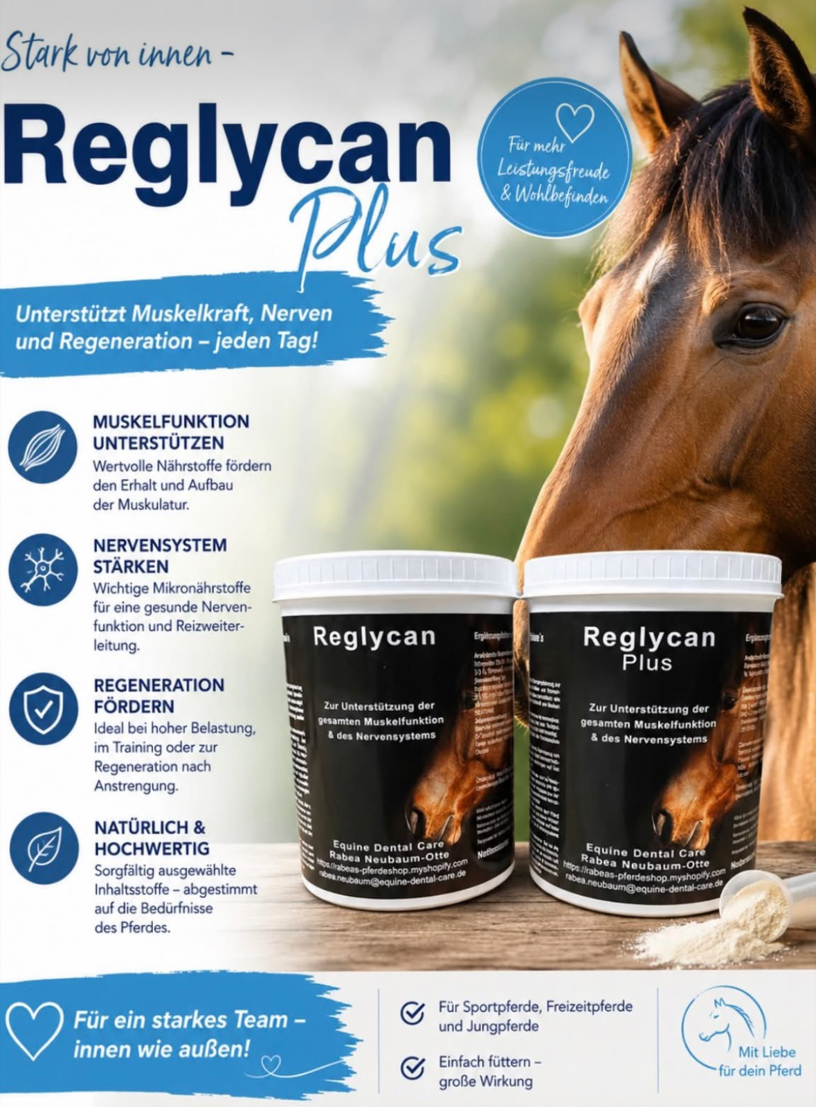 Reglycan Plus 1 kg tub! For functional, loose and relaxed muscles, with L-tryptophan