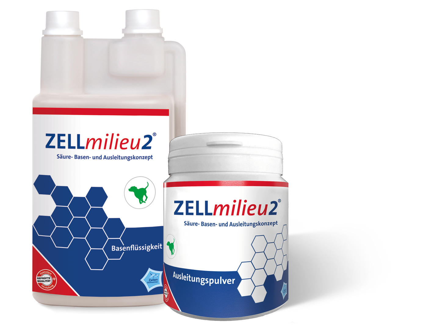 ZELLmilieu2 Hund Basenkonzentrat 1000ml incl. Pulver