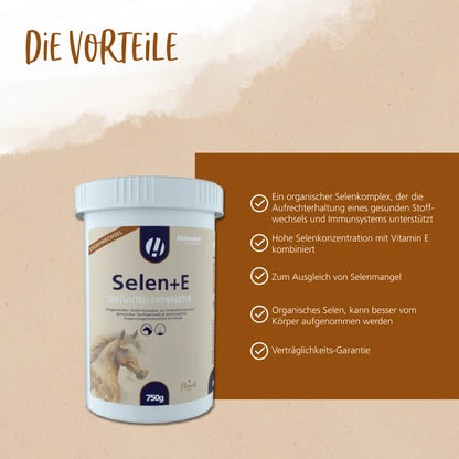 Hestevart Selen+E 750 g