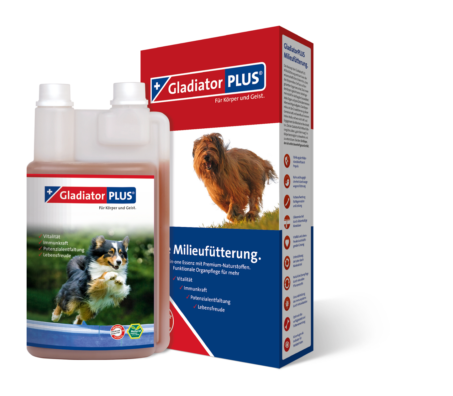 GladiatorPlus Hund Milieufütterung 500 ml