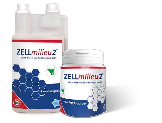 ZELLmilieu2 Hund Basenkonzentrat 1000ml incl. Pulver