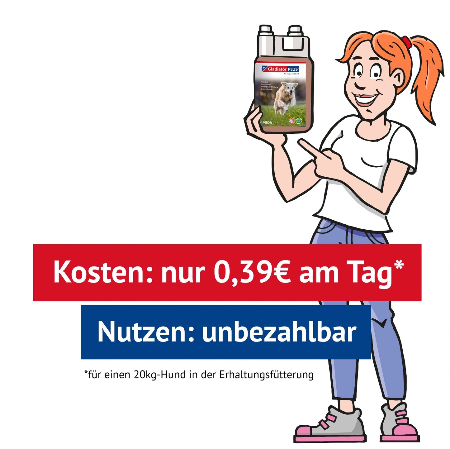GladiatorPlus Hund Milieufütterung 1000ml