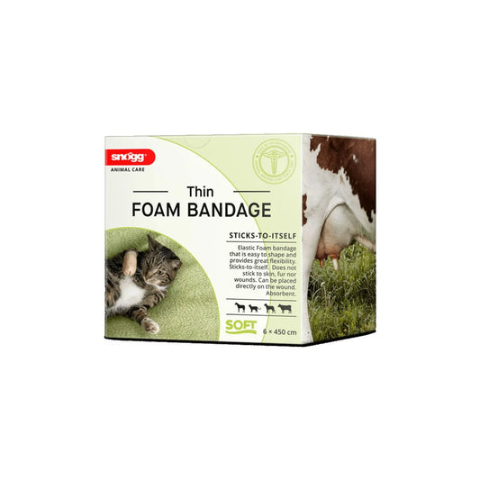 Snögg Thin Foam Bandage 6 cm x 4,5 cm , elastischer dünner Verband